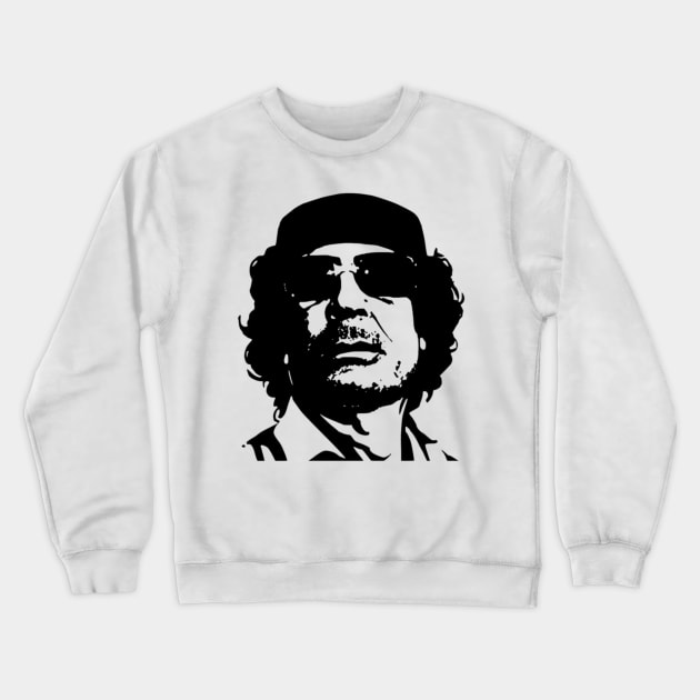 Muammar Gaddafi V1 Crewneck Sweatshirt by Hamady6060